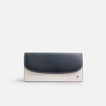 Billetera nola de cuero para mujer - Negro