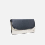 Billetera nola de cuero para mujer - Negro