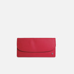 Billetera nola de cuero para mujer - Rojo