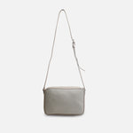 Bolso manos libres amay de cuero para mujer - Gris
