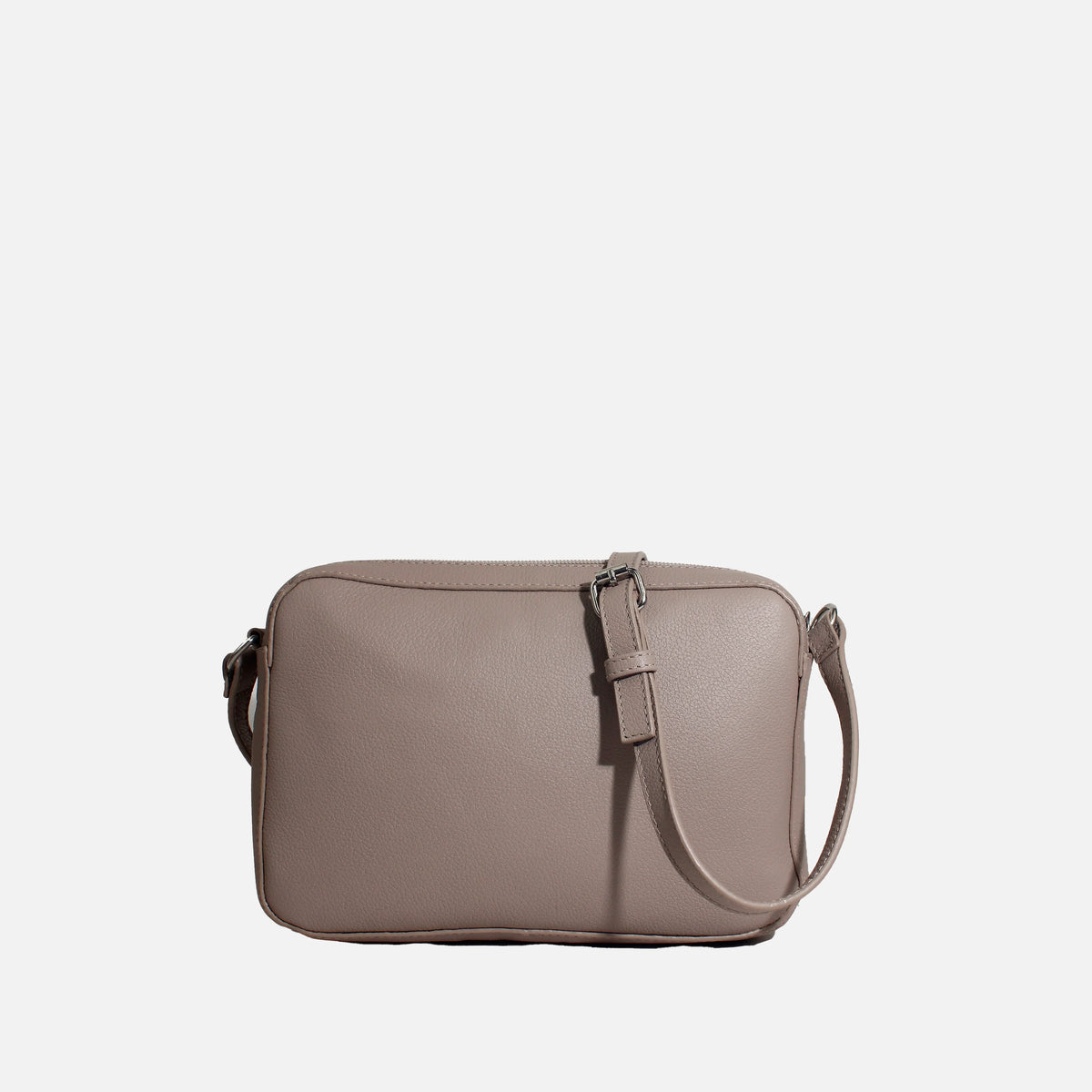 Bolso manos libres amay de cuero para mujer - Taupe