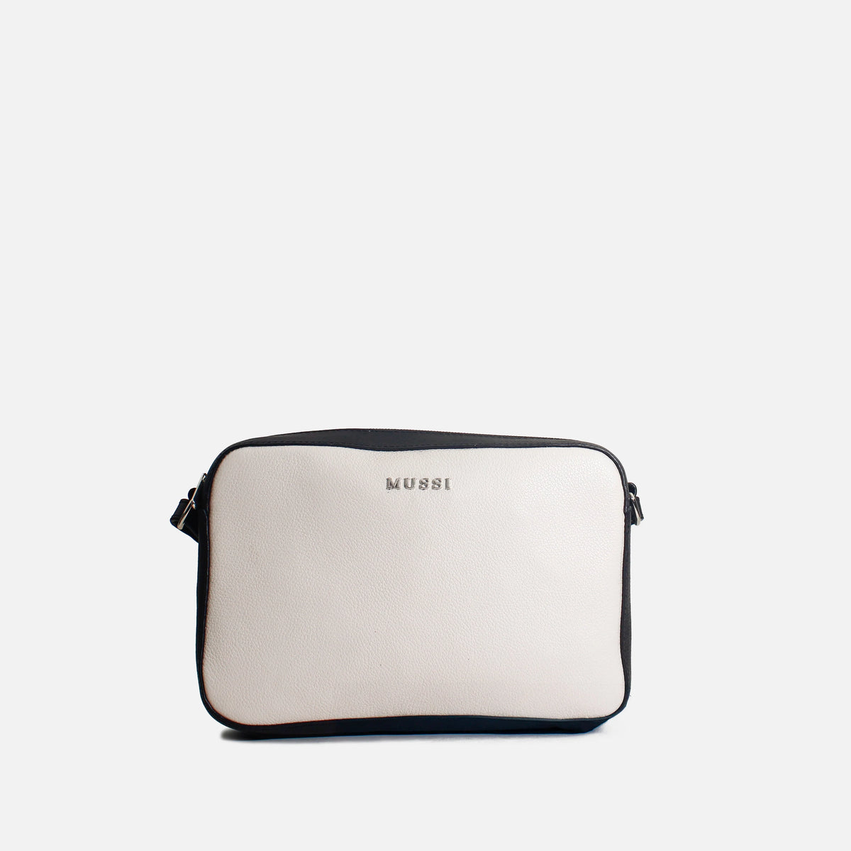 Bolso manos libres amay de cuero para mujer - Hueso