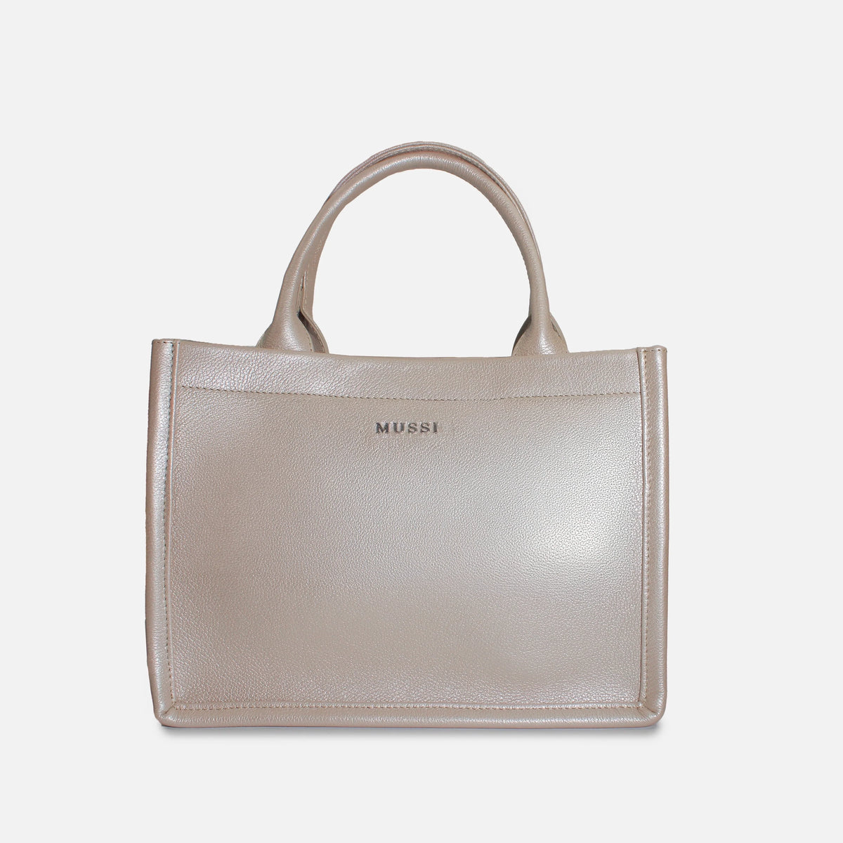 Cartera michelle de cuero para mujer - Oro