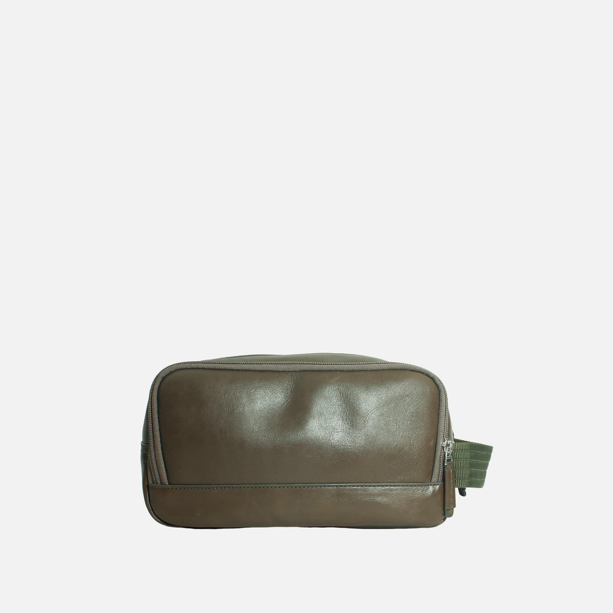 Cosmetiquera marlon de cuero para hombre - Verde