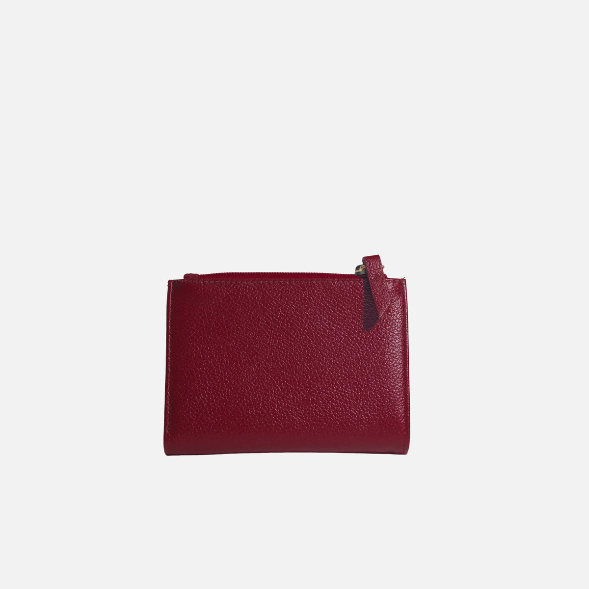 Billetera raquel de cuero para mujer - Rojo