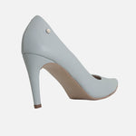 Tacones camil de cuero para mujer - Gris