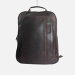 Morral stick de cuero para hombre - Café