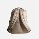 Morral moira de cuero para mujer - Beige
