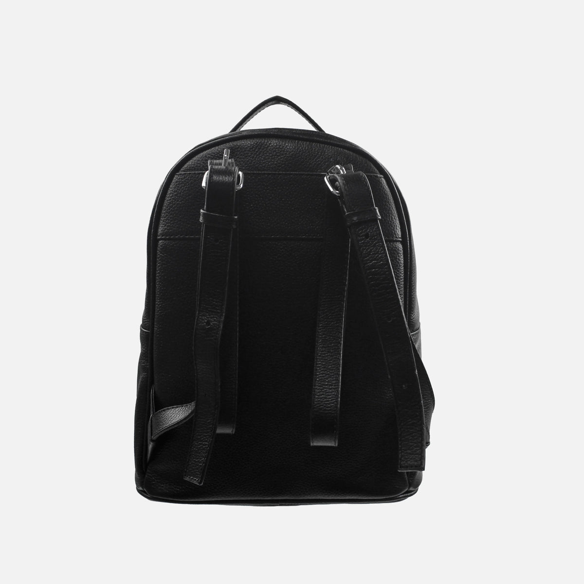 Morral olira de cuero para mujer - Negro
