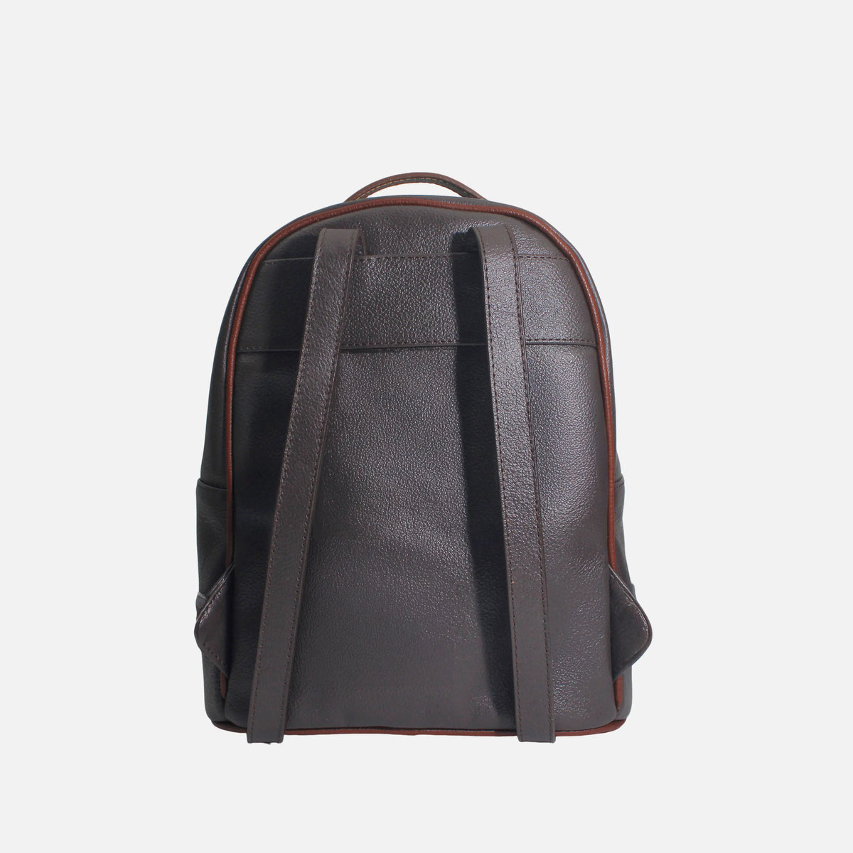 Morral olira de cuero para mujer - Café