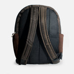 Morral meliodas de cuero para hombre - Café