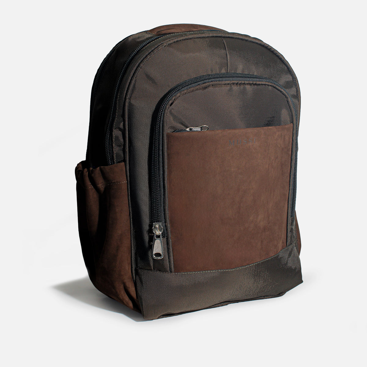 Morral meliodas de cuero para hombre - Café