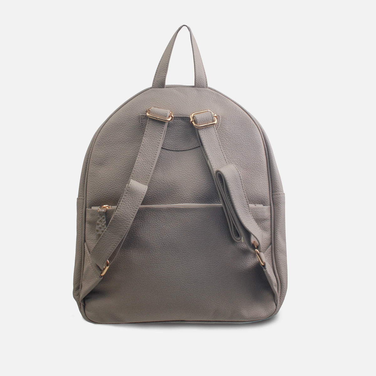Morral valeria de cuero para mujer - Taupe