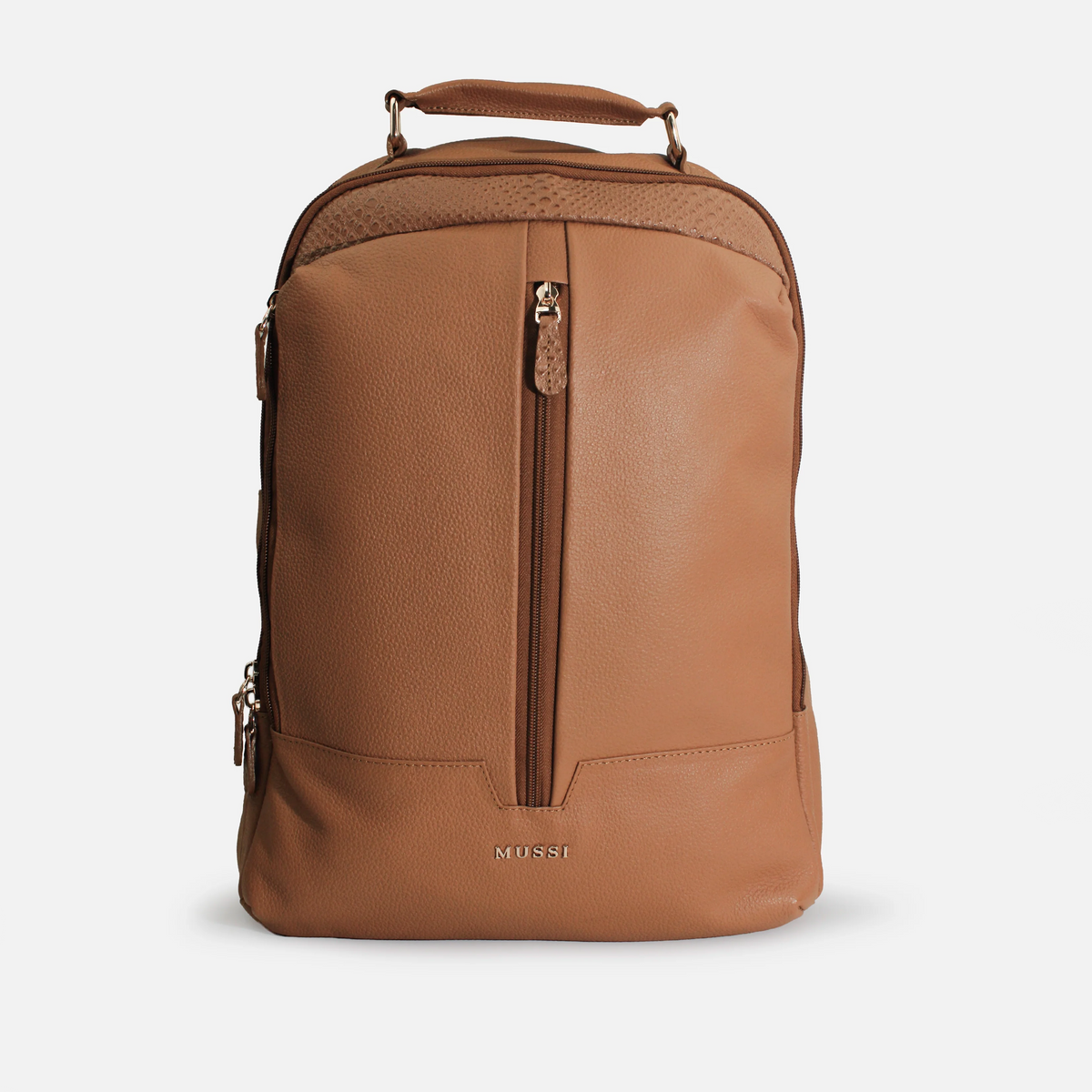 Morral narcisa de cuero para mujer - Miel
