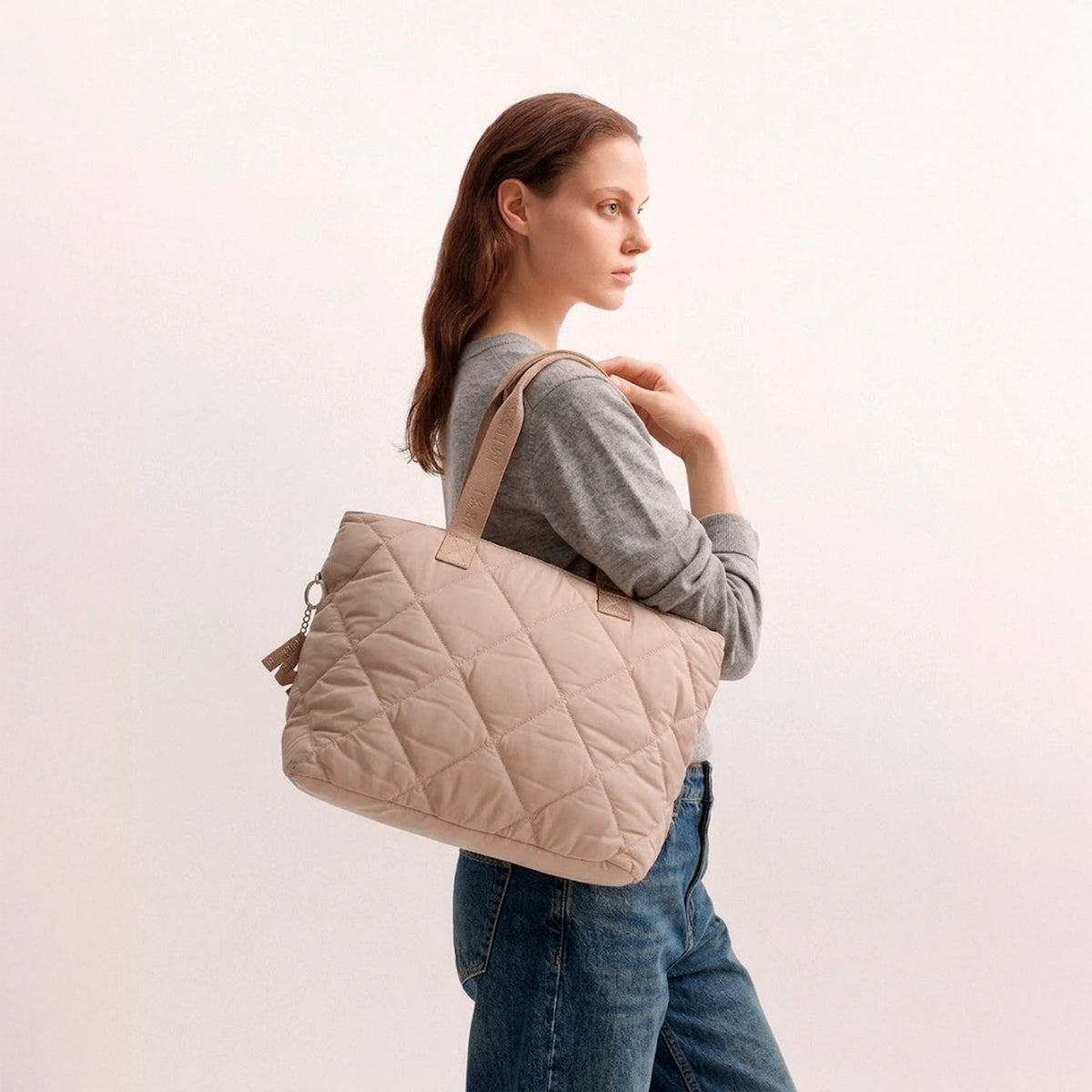 Cartera emma de sintético para mujer - Taupe