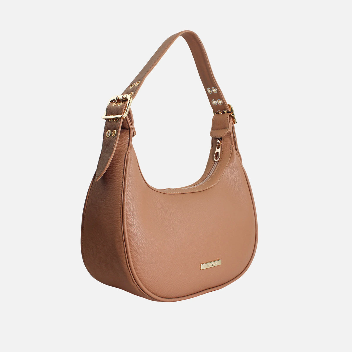 Cartera coral de sintético para mujer - Almendra