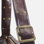 Cartera martina de sintético para mujer - Café