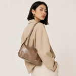 Cartera martina de sintético para mujer - Nude