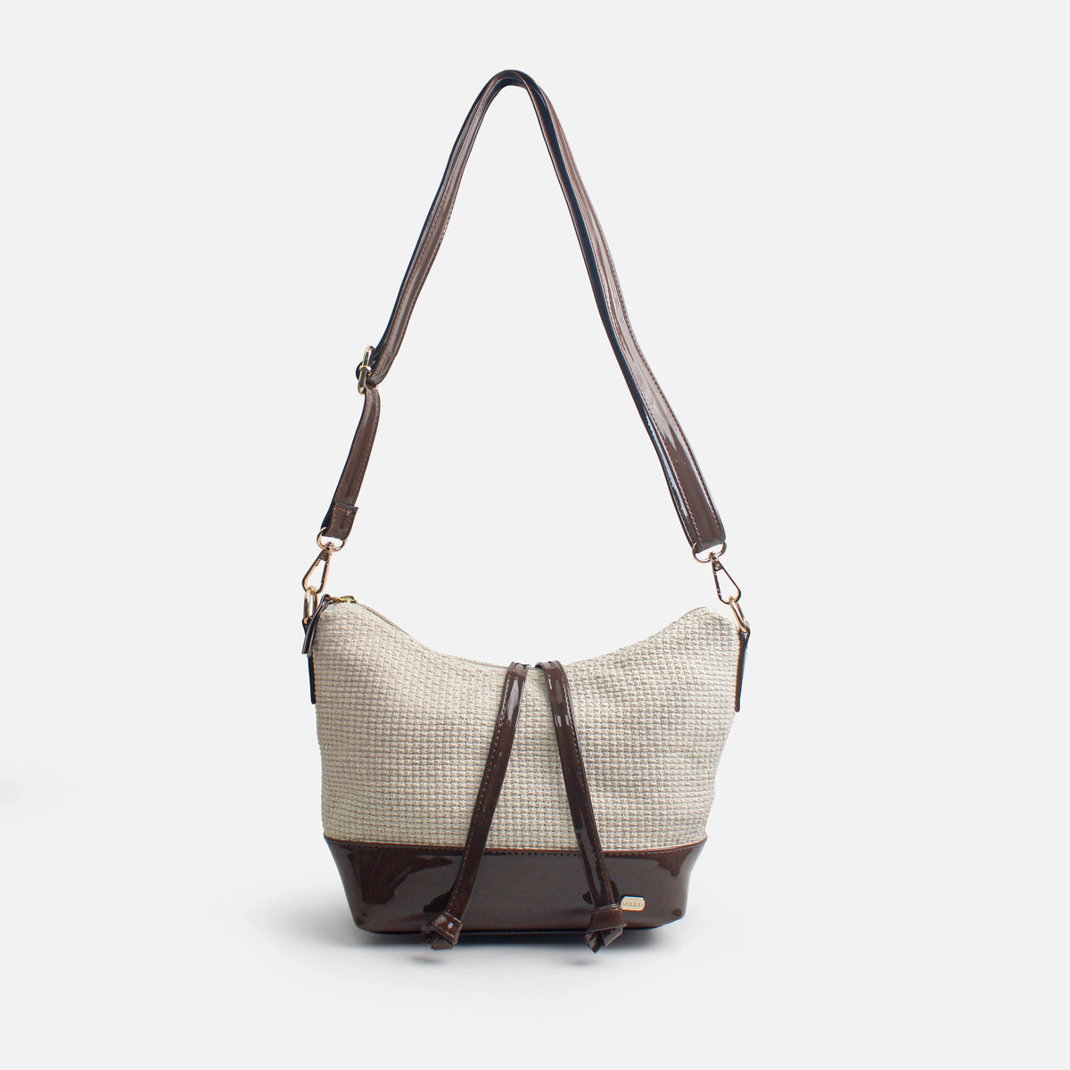Cartera marbela de sintético para mujer - Hueso