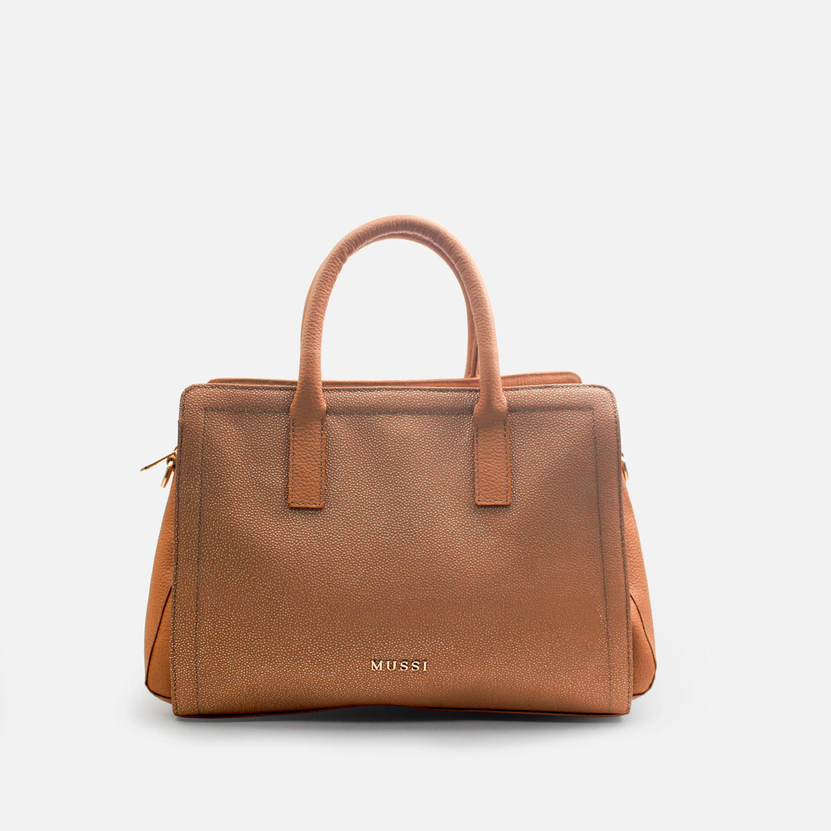 Cartera mara de cuero para mujer - Miel