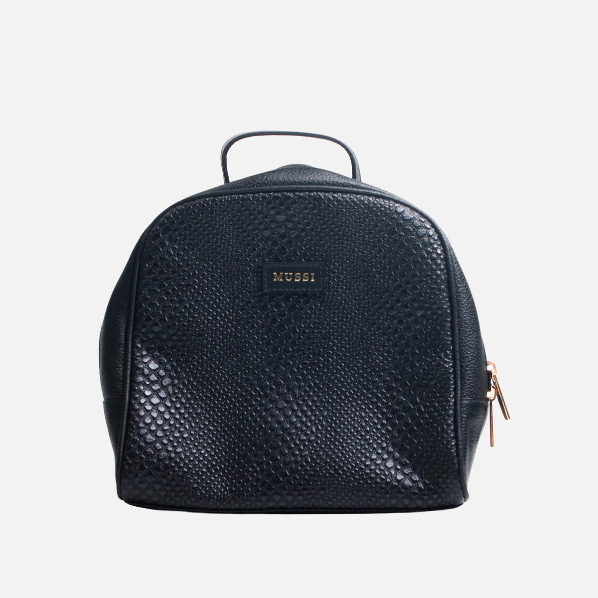 Bolso manos libres ayame de cuero para mujer - Negro