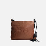 Cartera sorel de cuero para mujer - Negro