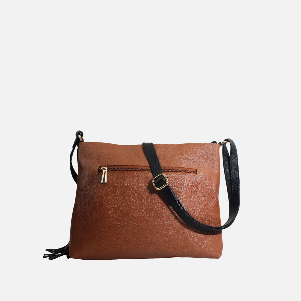 Cartera sorel de cuero para mujer - Negro