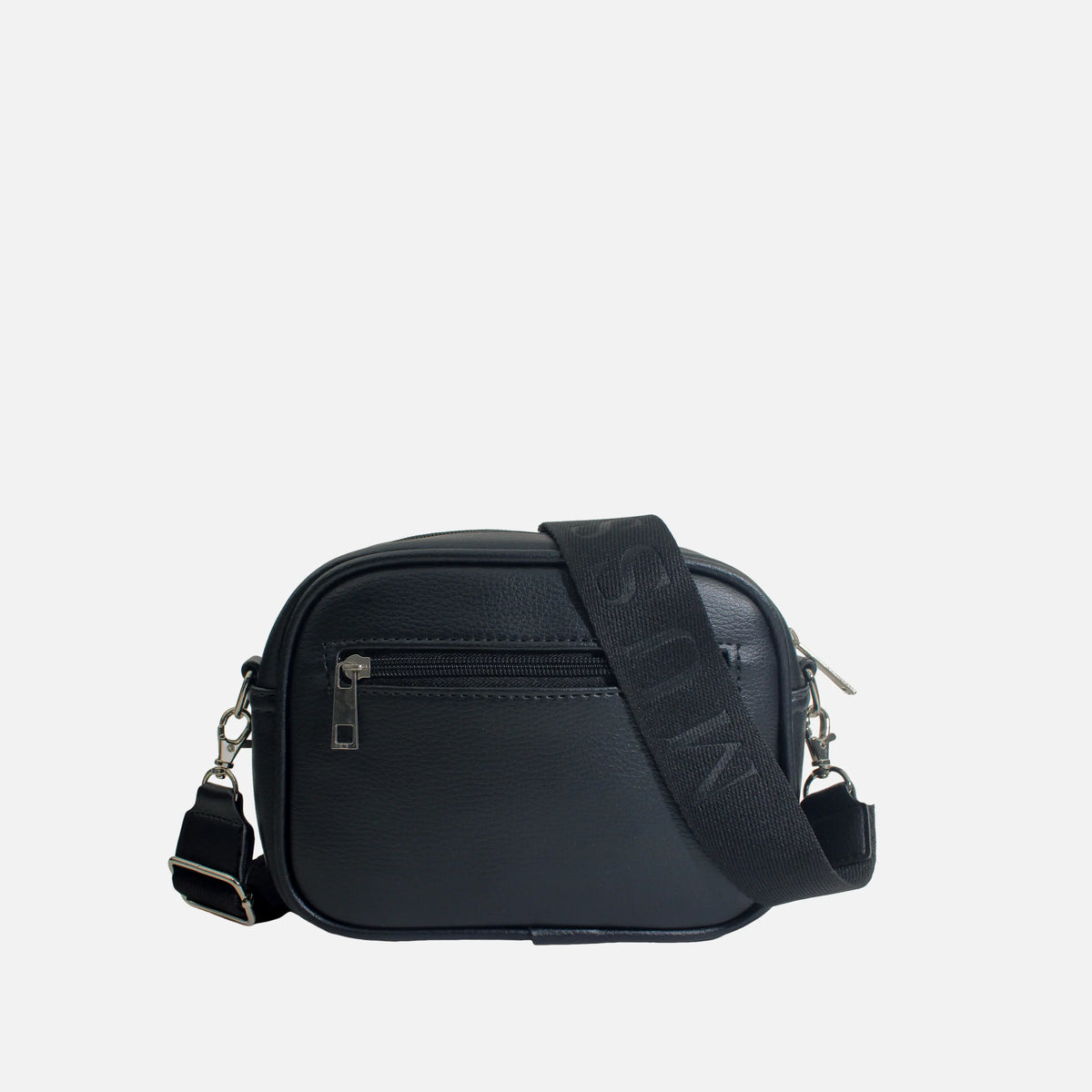 Bolso manos libres elina de cuero para mujer - Negro