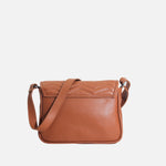 Bolso manos libres lua de cuero para mujer - Miel