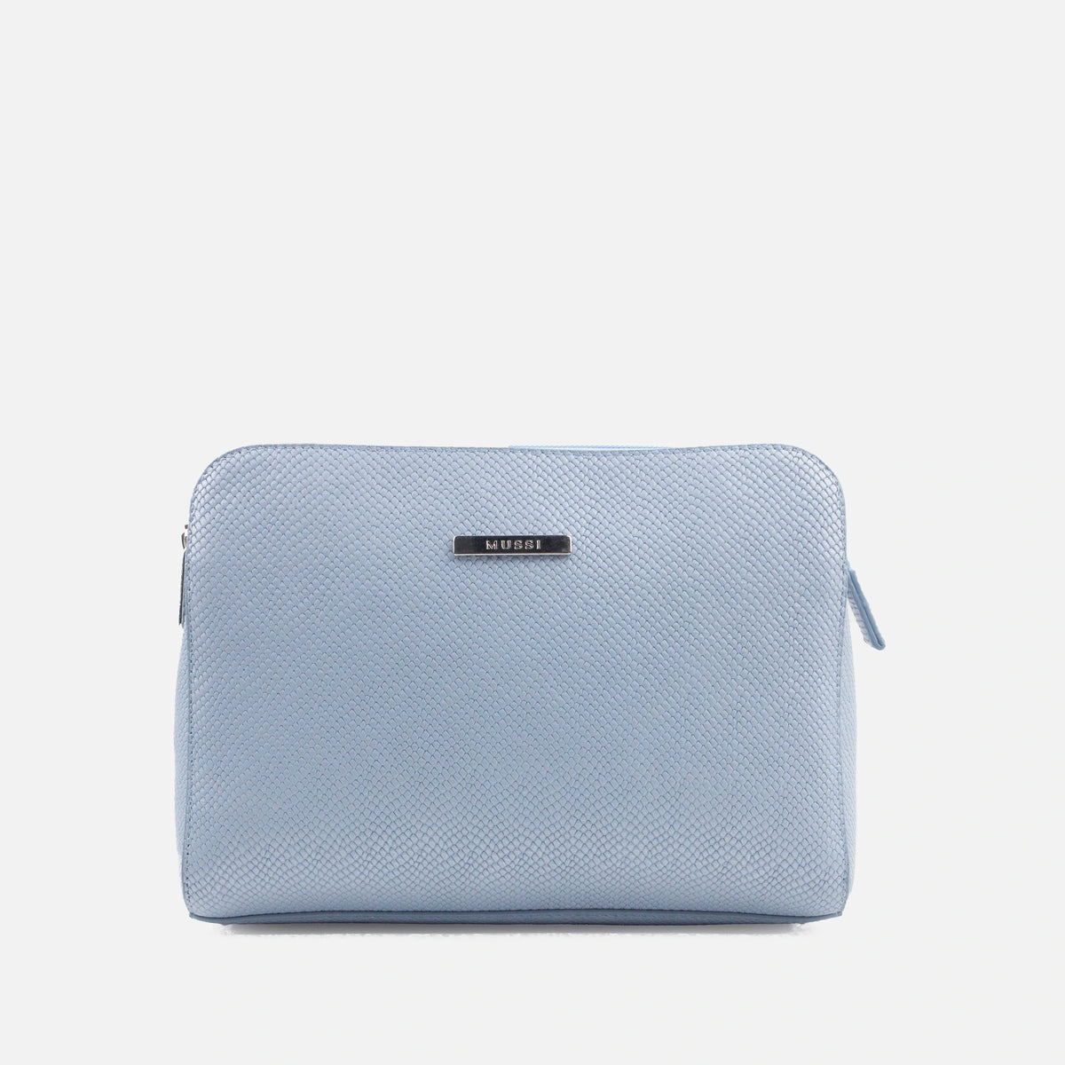 Bolso manos libres larah de cuero para mujer - Celeste
