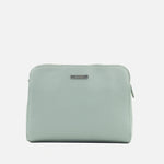 Bolso manos libres larah de cuero para mujer - Menta
