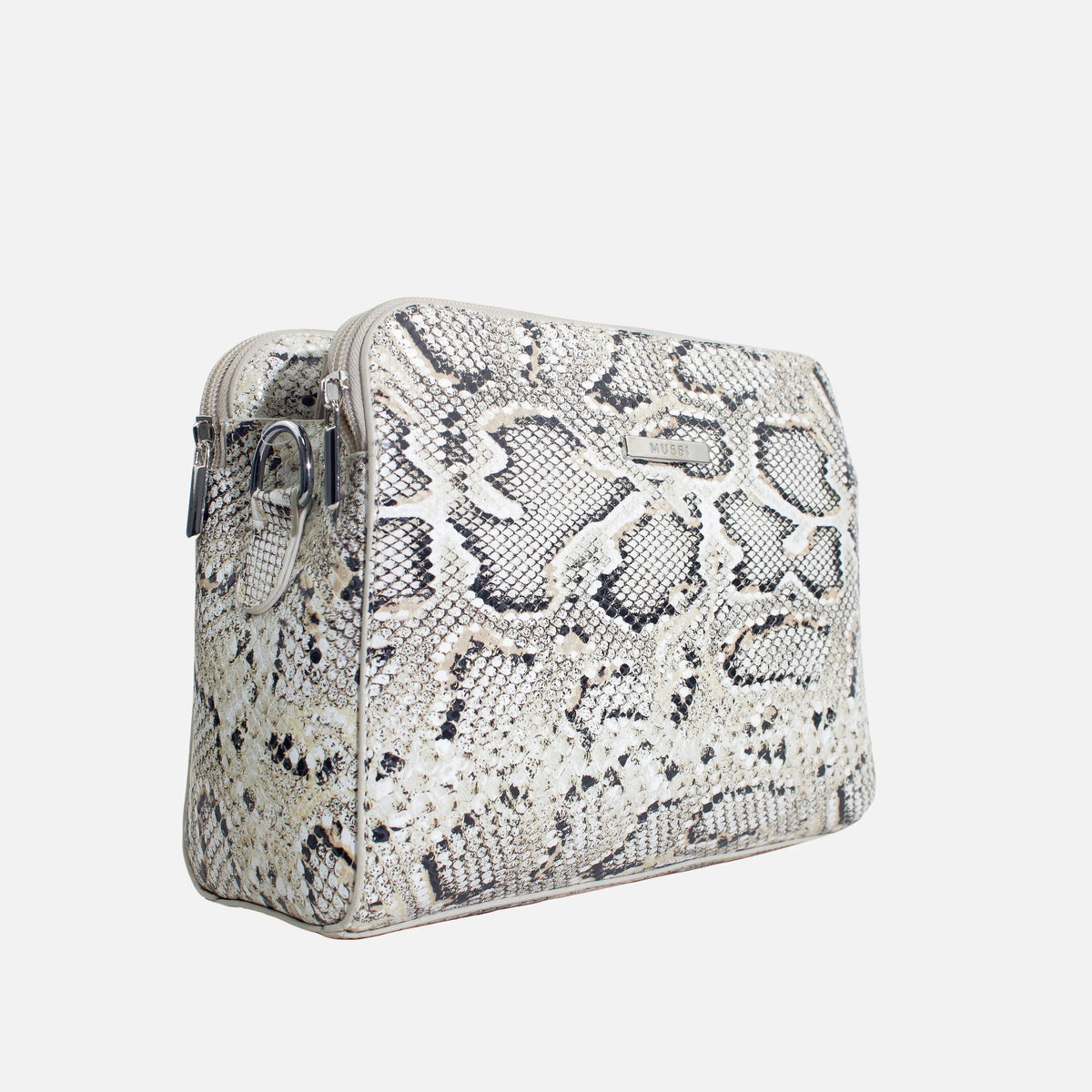 Bolso manos libres larah de cuero para mujer - Cafe