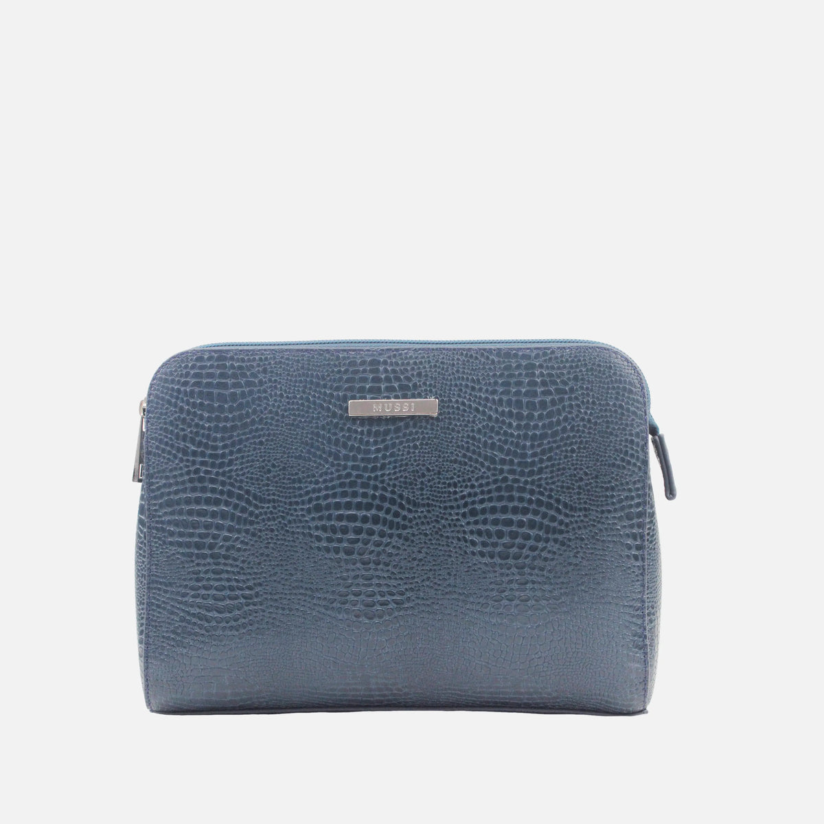 Bolso manos libres larah de cuero para mujer - Azul