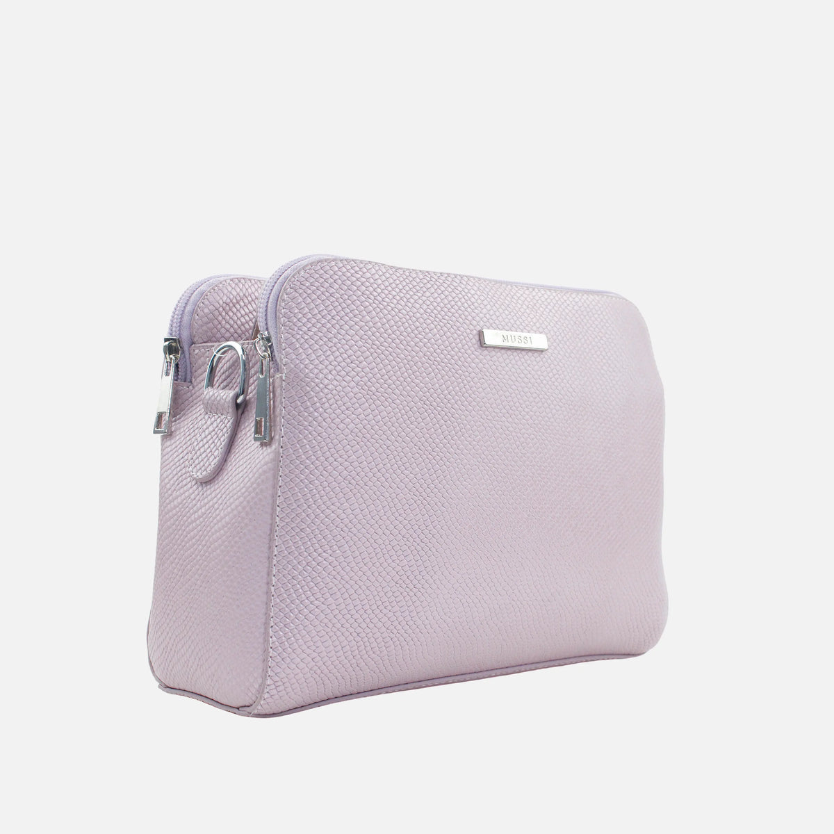 Bolso manos libres larah de cuero para mujer - Rosado