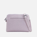 Bolso manos libres larah de cuero para mujer - Rosado