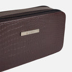 Bolso manos libres estela de cuero para mujer - Café