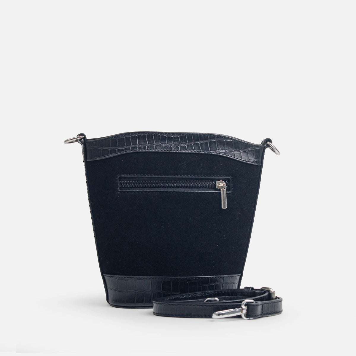 Bolso manos libres ailen de sintético para mujer - Negro