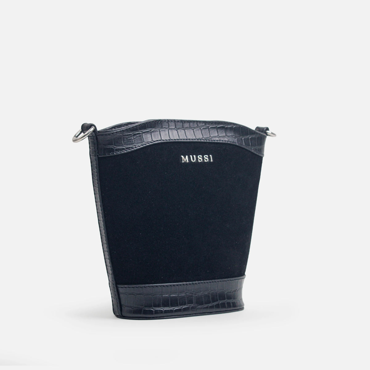 Bolso manos libres ailen de sintético para mujer - Negro
