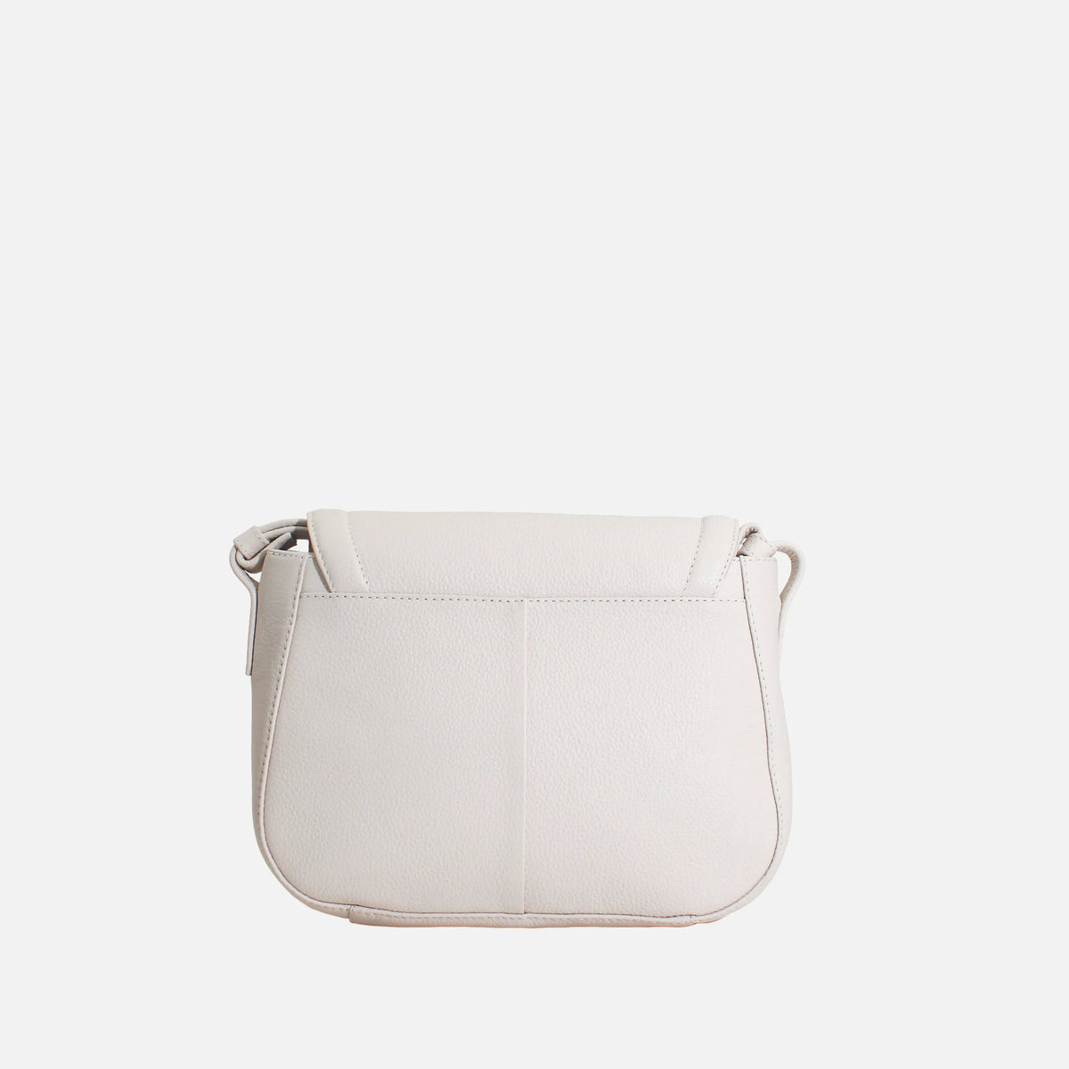 Bolso manos libres paola de cuero para mujer - Hueso