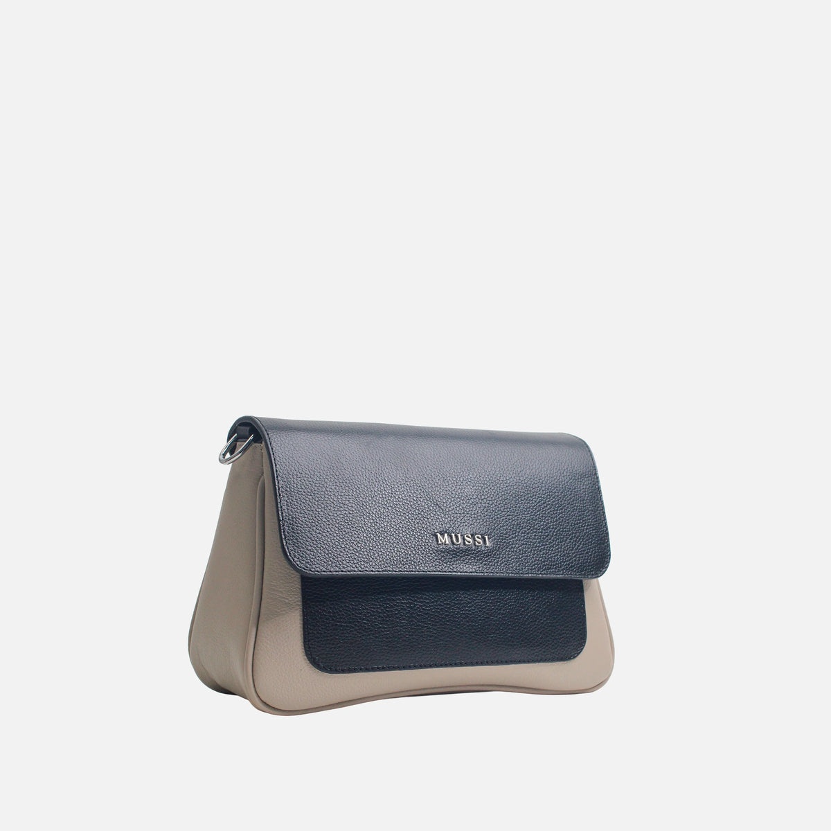 Bolso manos libres eline de cuero para mujer - Negro