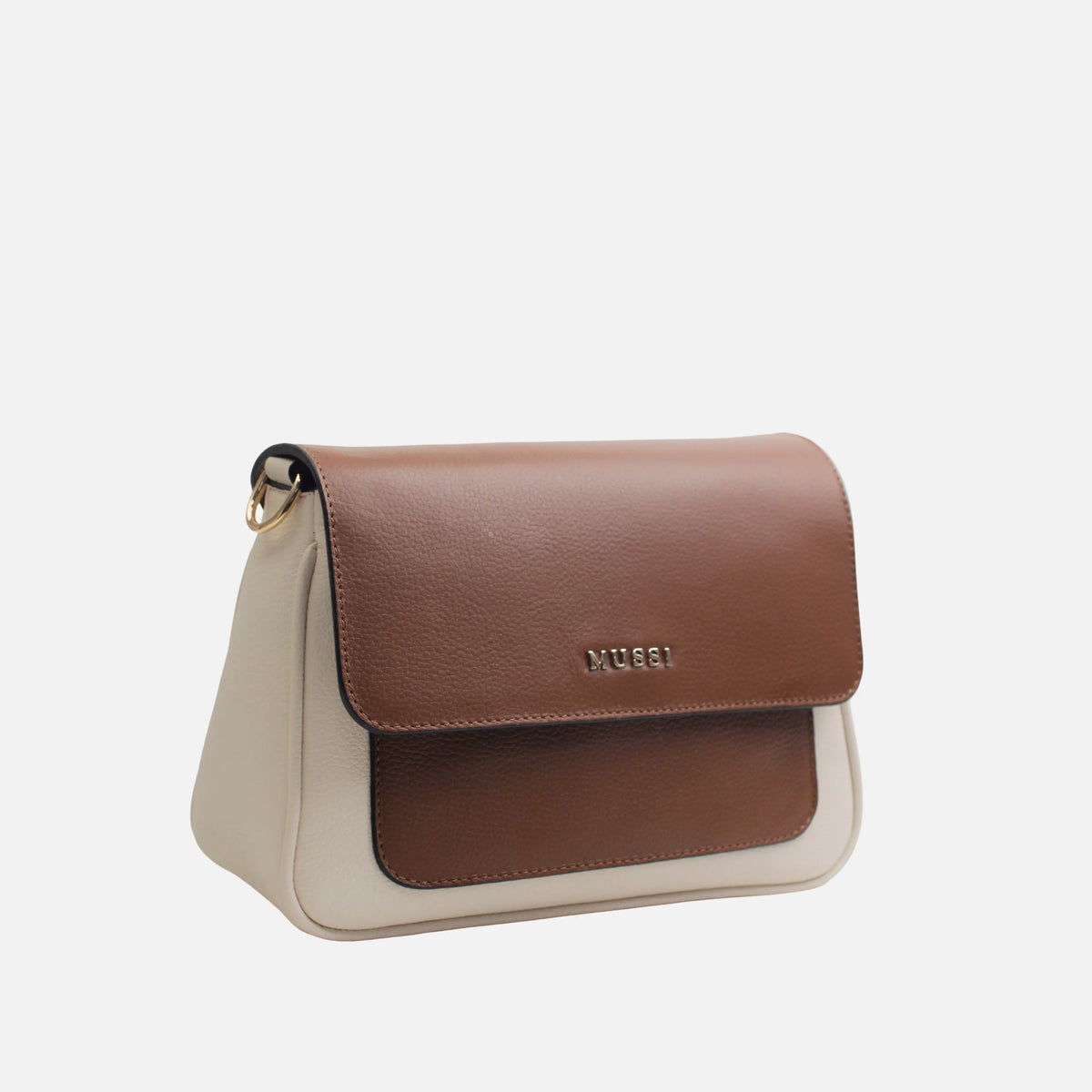 Bolso manos libres eline de cuero para mujer - Miel