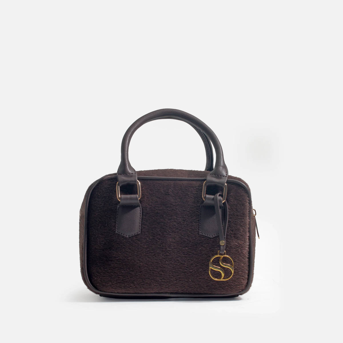 Bolso manos libres faniah de sintético para mujer - Café