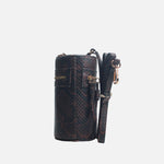 Bolso manos libres coral de sintético para mujer - Cafe