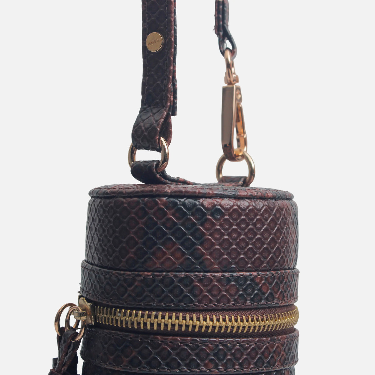 Bolso manos libres coral de sintético para mujer - Cafe