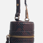 Bolso manos libres coral de sintético para mujer - Cafe