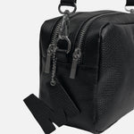 Bolso manos libres letizia de cuero para mujer - Negro