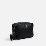 Bolso manos libres letizia de cuero para mujer - Negro