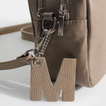 Bolso manos libres letizia de cuero para mujer - Beige