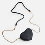 Bolso manos libres florencia de cuero para mujer - Negro