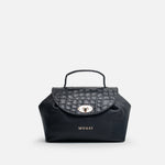 Bolso manos libres azalea de cuero para mujer - Negro